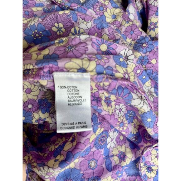 NEW Antik Batik Paolina Floral Print Tie-Waist Maxi Dress Size M/40 - Picture 5 of 6